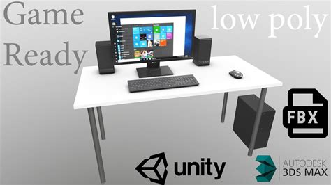 3d Asset Personal Office Computer Cgtrader