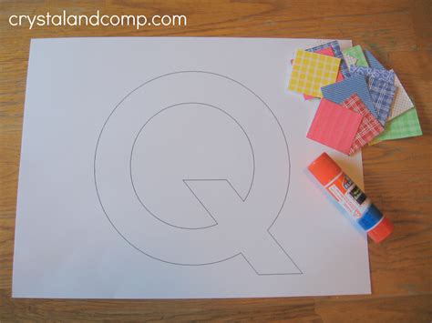 Printable Letter Q Craft