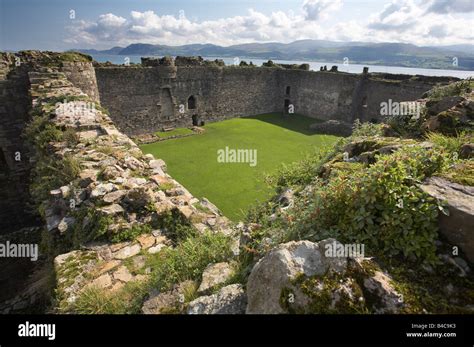 Inside Beaumaris Castle Anglesey Wales Stock Photo Alamy