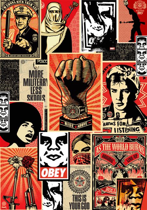 Obey Propaganda Wallpaper Wallpapersafari