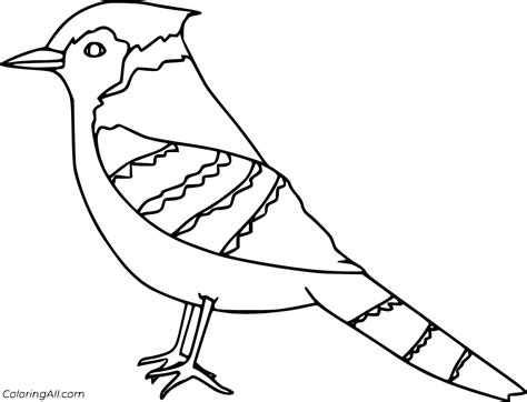 16 Free Printable Blue Jay Coloring Pages In Vector Format Easy To