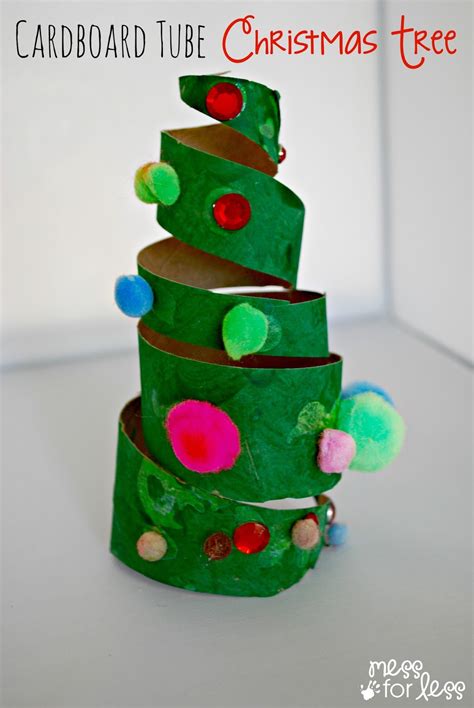 One of my favorite christmas crafts for toddlers is this handprint christmas tree. Christmas Crafts for Kids - Cardboard Tube Christmas Tree ...