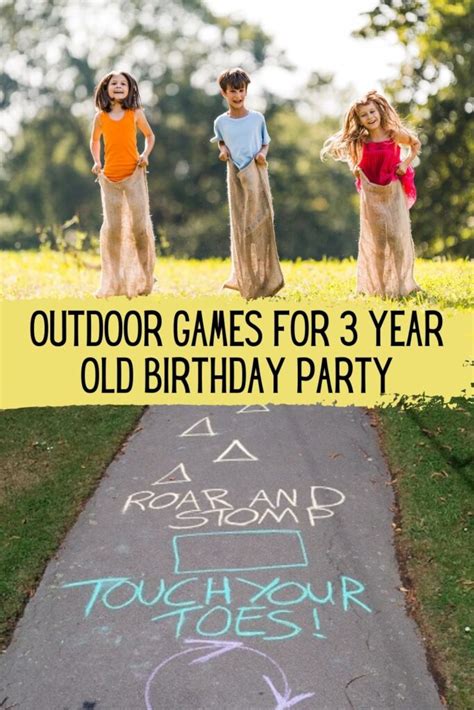 Fun 3 Year Old Birthday Party Games Fun Party Pop
