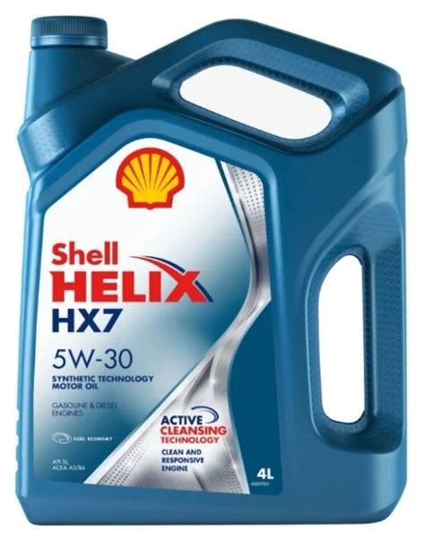 Shell Helix Hx7 5w 30 4 л