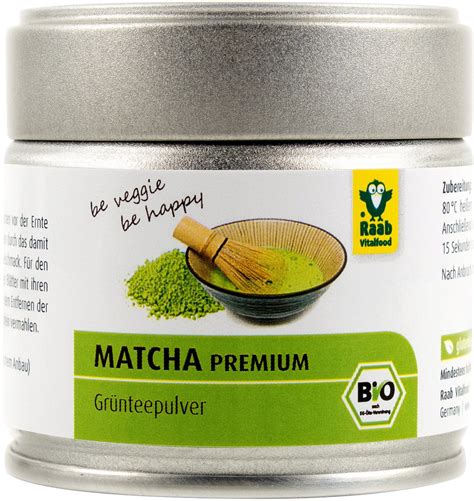 Matcha is finely ground powder of specially grown and processed green tea leaves, traditionally consumed in east asia. Bio Premium Matcha čaj, 30 g - Raab Vitalfood GmbH ...