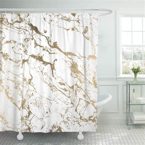 Not available at clybourn place. CYNLON Elegant Modern Chic Faux Gold White Marble Original ...
