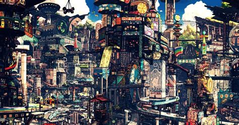 Cool City Wallpapers Anime Free Download Anime Background Wallpaper