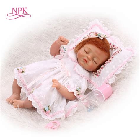 Npk 2018 New Silicone Reborn Baby Dolls In Pink About 18inch Lovely