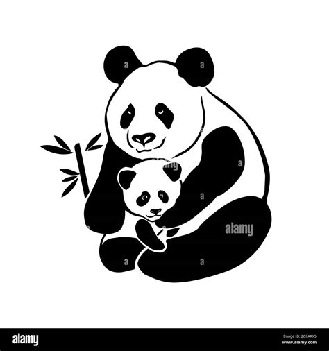 Mom And Baby Panda Drawing Fashionoutfitsartdrawing