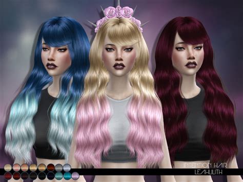 The Sims Resource Leahlillith Intention Hair