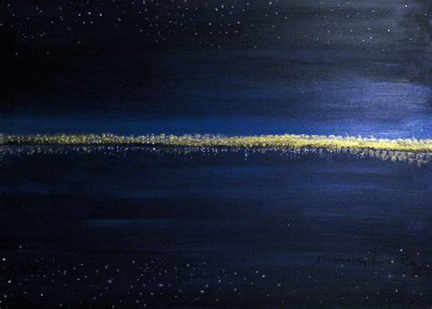 Wallpaper Sunlight Lights Painting Sea Night Reflection Sky