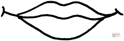 Lips coloring page | Free Printable Coloring Pages - ClipArt Best
