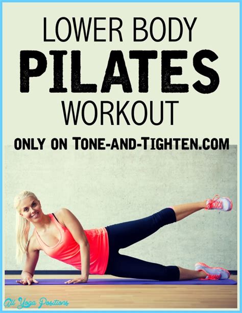 Lower Body Pilates Workout At Home On Tone And 