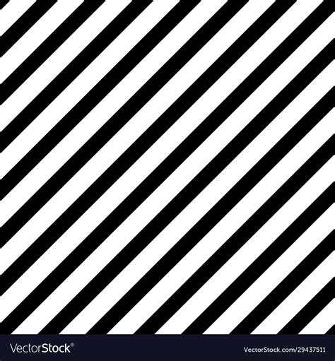Bold Diagonal Black Stripe Seamless Pattern Vector Image