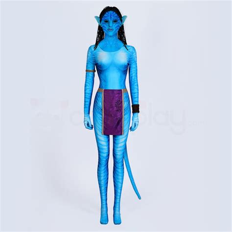 Neytiri Blue Jumpsuit Avatar 2 The Way Of Water Cosplay Costume