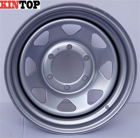 17x8 Silver 4x4 Off Road For Car Steel Wheel Rim China Auto Parts And
