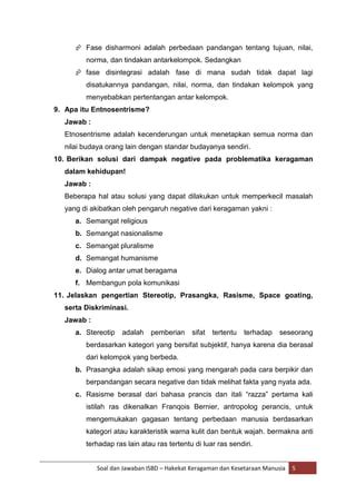 Soal Dan Jawaban ISBD PDF