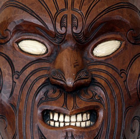 Masks 7 Detail Of Mask Depicting Maori Facial Tattoos I B Flickr