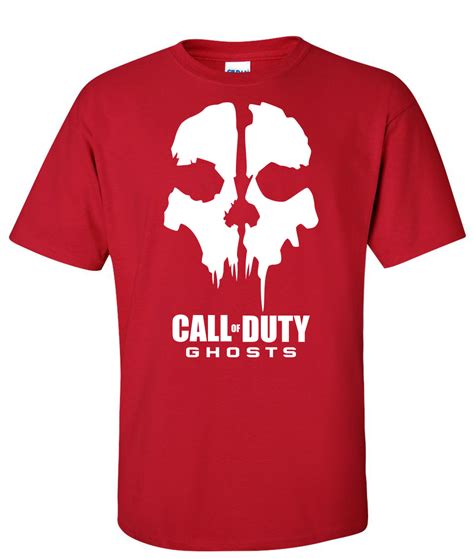 Call Of Duty Ghost Skull Logo Graphic T Shirt