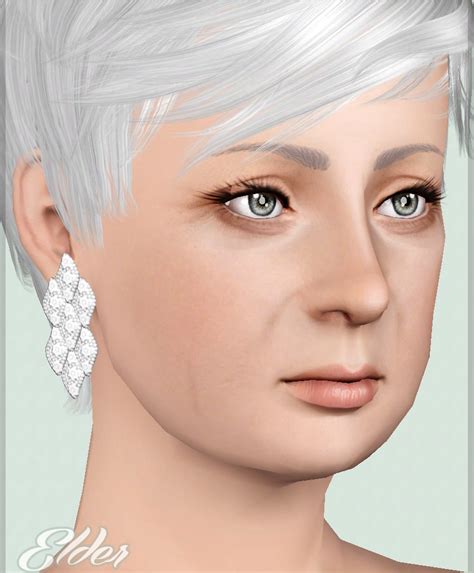 Mod The Sims Bling Bling Earrings Set Teen Elder