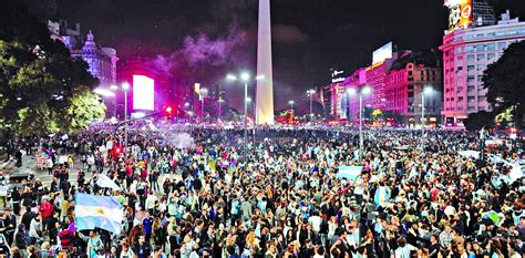 con el pase a la final explotó la fiesta en toda la argentina