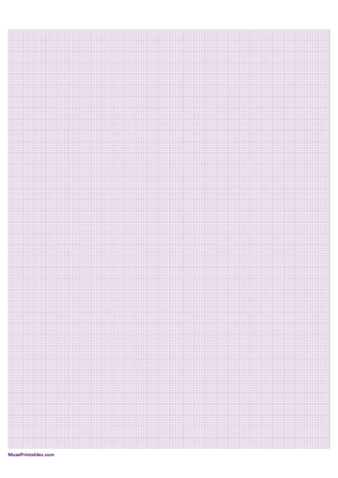 Printable 1 Mm Purple Graph Paper For A4 Paper