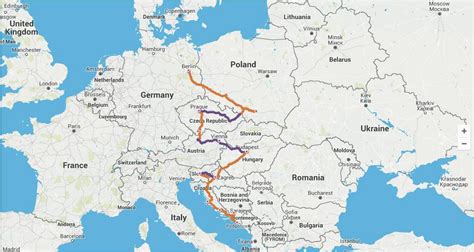 Train Map Of Europe Rick Steves Secretmuseum