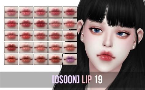 Lips 19 At Osoon Sims 4 Updates