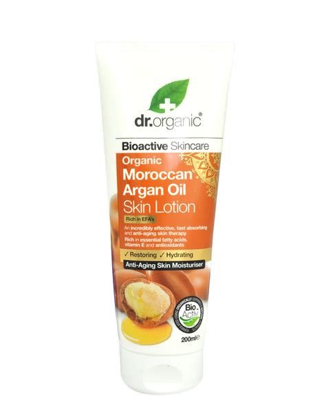 Organic Moroccan Argan Oil Skin Lotion By Dr Organic Ml