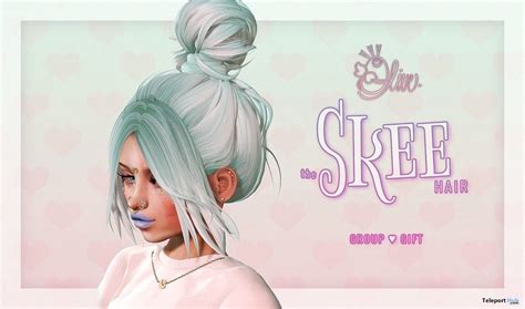 Skee Hair April 2018 Group T By Olive Hair Teleport Hub Second