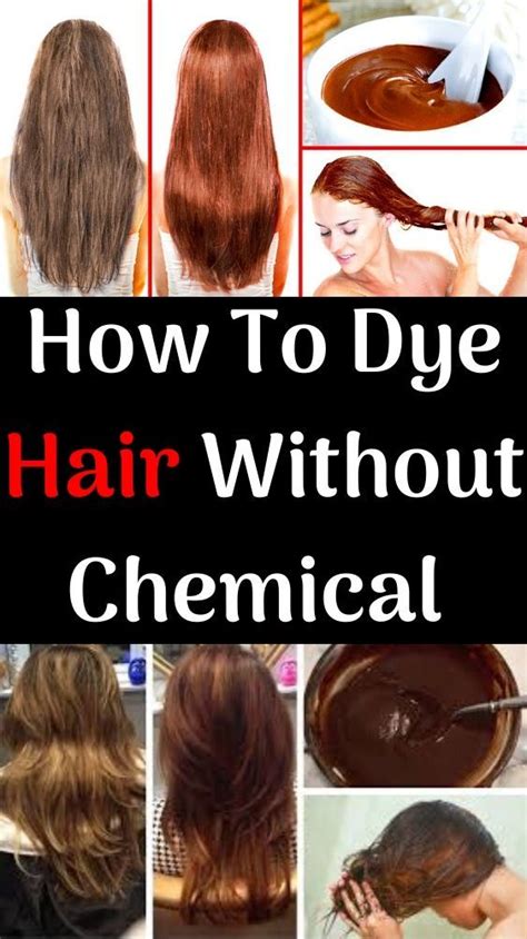 It is free of chemicals like parabens and other synthetic. How To Dye Hair Naturally Without Chemicals in 2020 | Dyed ...