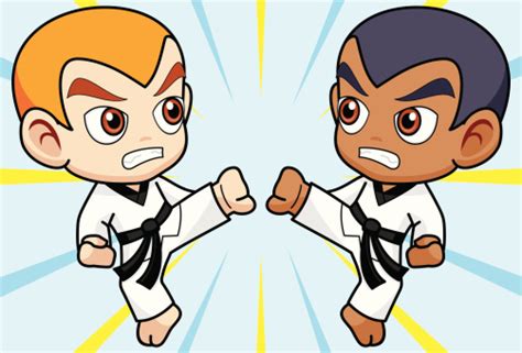 Taekwondo Character Stock Illustration Download Image Now Istock
