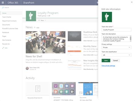It is, however, important to understand how the two integrate with one another. Create connected SharePoint Online team sites in seconds ...