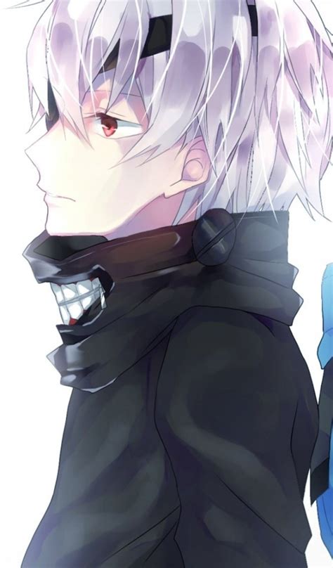 Kaneki Ken, Tokyo Ghoul, Profile View, Mask - Tokyo Ghoul Kaneki Profil
