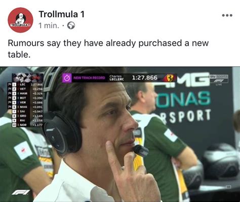 Hello everyone, you are on the f1 memes channel. Pin by Michaela on F1 Memes in 2020 | Sport 10, Formula 1 ...