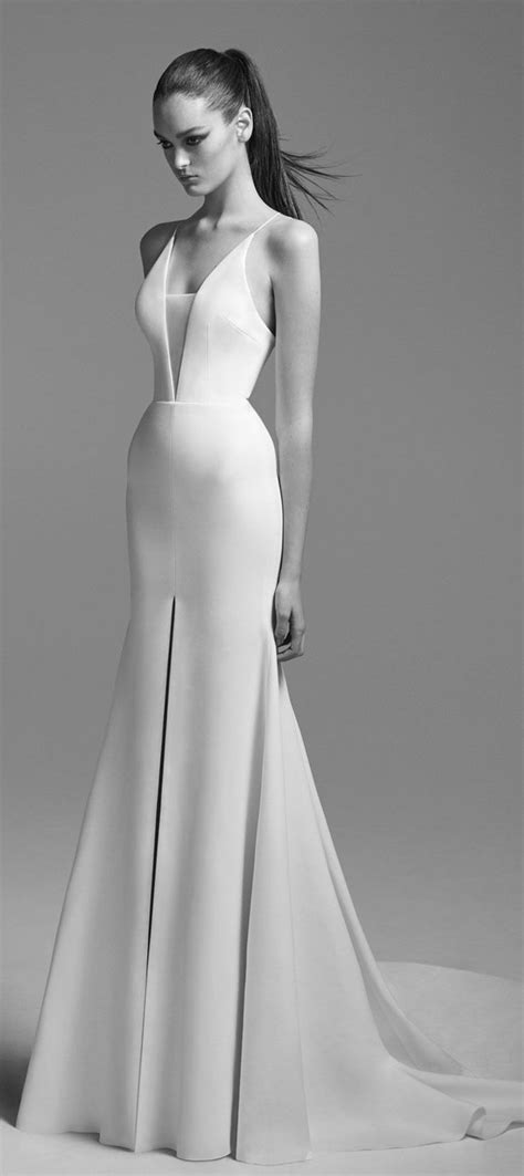 Alex Perry Modern And Glamour Wedding Dresses Minimal Wedding Dress Wedding Dresses Bridal Dresses