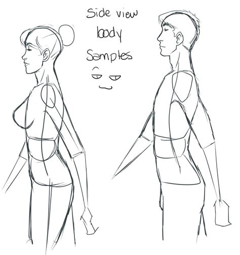 Did you scroll all this way to get facts about side view torso? Tutorial - Side view body by Val4s-san on DeviantArt