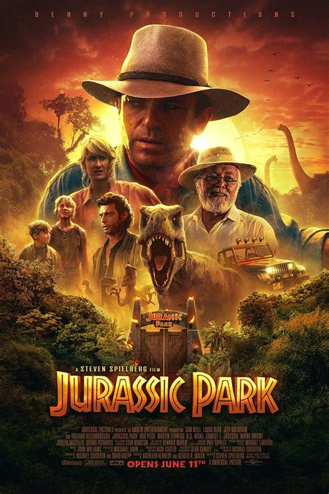 Jurassic Park Poster Creations Jurassic Park Movie Jurassic Park Poster Jurassic Park