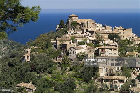 Hilltop Village Of Deia Mallorca Spain High Res Stock Photo Getty Images