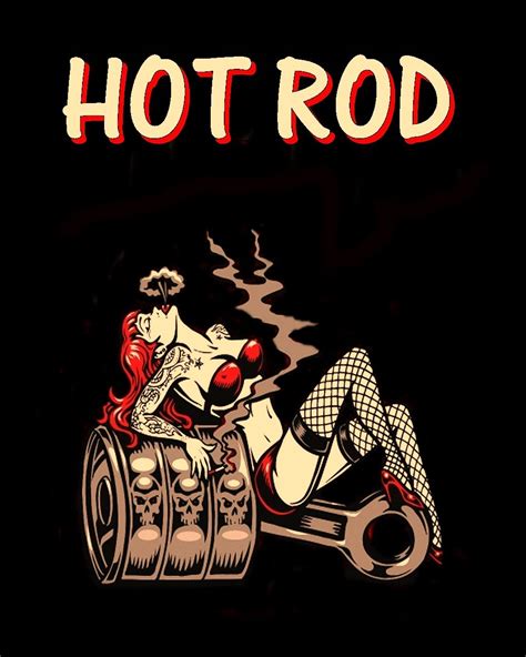 poster art hot rod rockabilly by pave65 on deviantart hot rods kustom kulture art rat rod girl