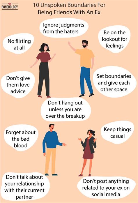 10 unspoken boundaries for being friends with an ex