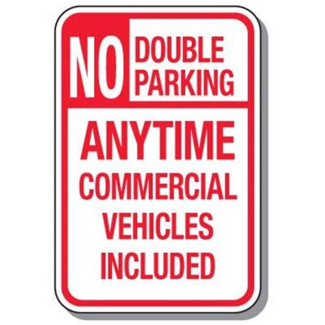 No Parking Signs No Double Parking Anytime Etsy