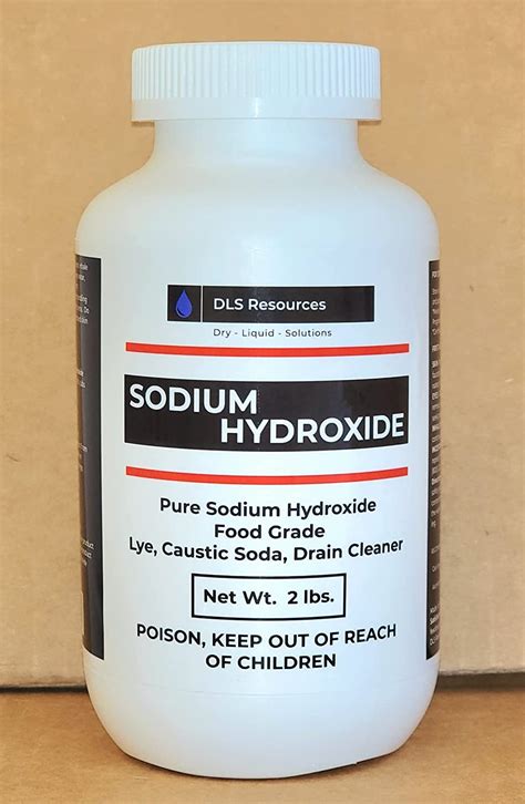 Amazon Com Dls Resources Sodium Hydroxide Pure Food Grade