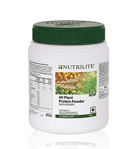 alfa store amway nutrilite all plant protein powder 500gm