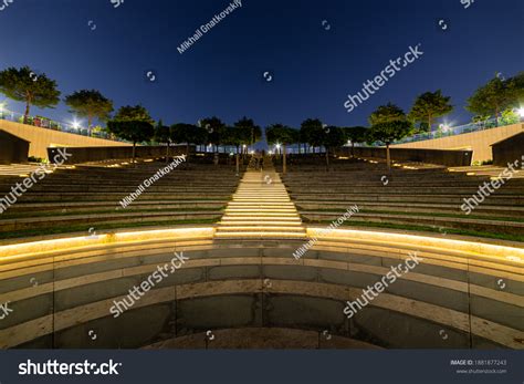 Modern Amphitheater Like Ancient Theatre Stock Photo 1881877243