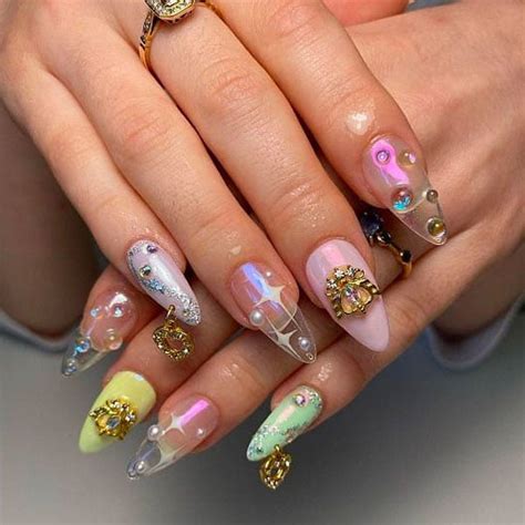 Coffin Cute Clear Nails Atelier Yuwaciaojp