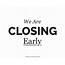 Printable Closed Early Sign – Free Signs
