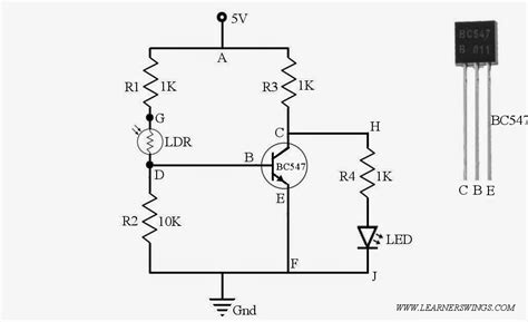 2 how solar street lighting system works: Circuit Diagram Day Night Switch