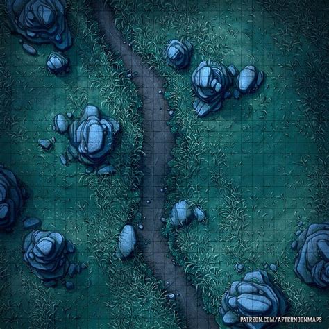 Afternoon Maps Creating Ttrpg Battlemaps Patreon Forest Map Dnd