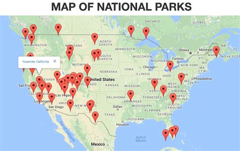 Map Of National Parks